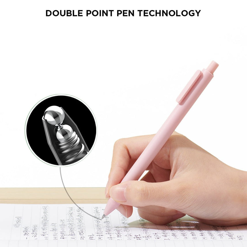 Kaco Pure Ink Pen Recycle Natural Story 5pcs/set - INDOFUTURE - SY00010151 - GEL PENS