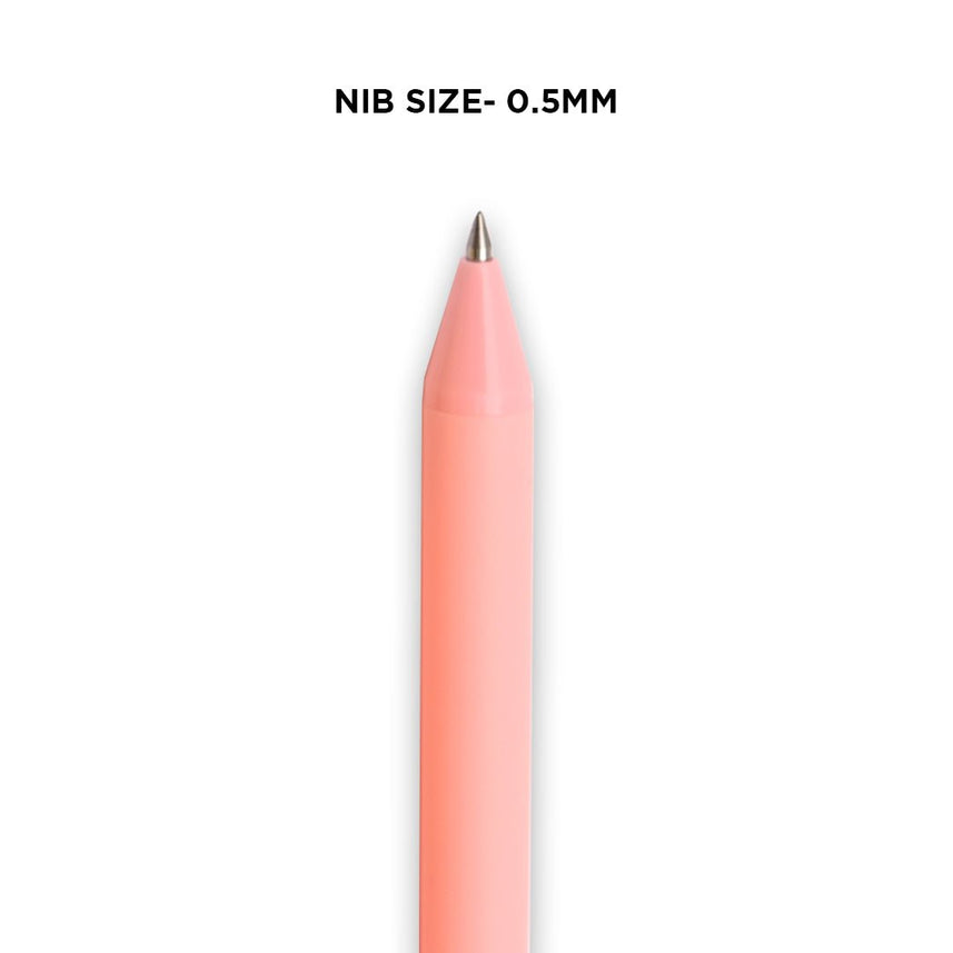 Kaco Pure Macaron Gel Pens - Set of 5 - Assorted colours 0.5mm - INDOFUTURE - Pure-Vintage I - Gel Pens