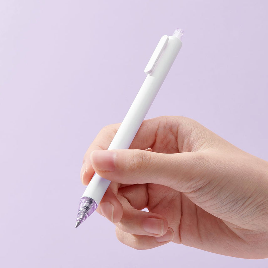 Kaco Pure Soft Touch Candy Black Ink Gel Pens - Pack of 10 - INDOFUTURE - Gel Pens