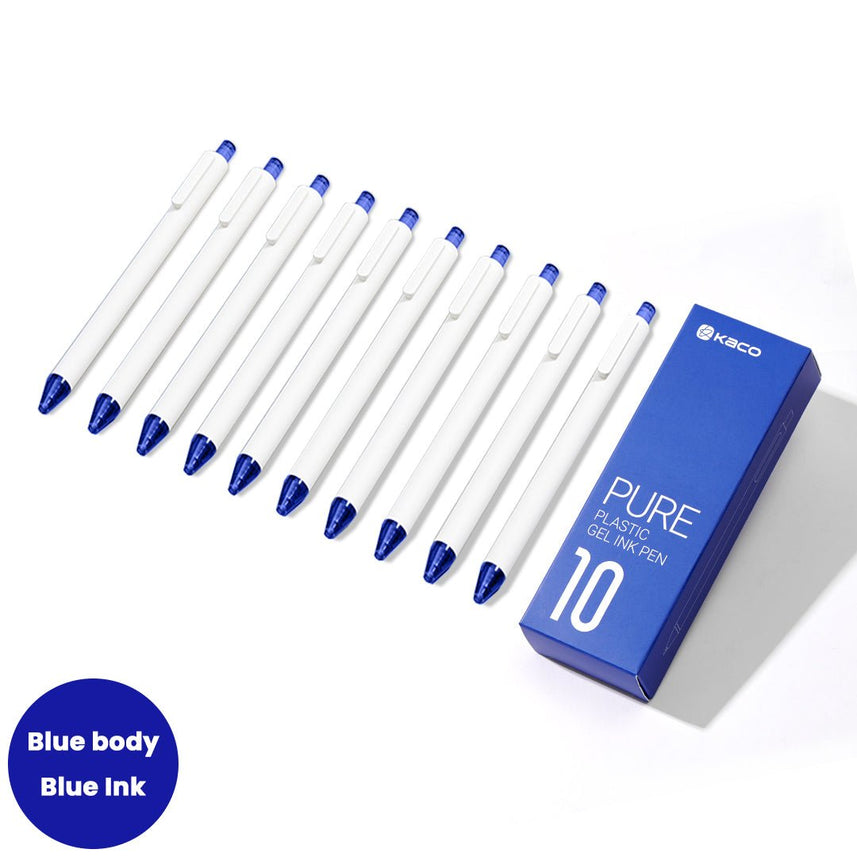 Kaco Pure Soft Touch Candy Series Gel Pens- Pack of 10 - INDOFUTURE - Gel Pens