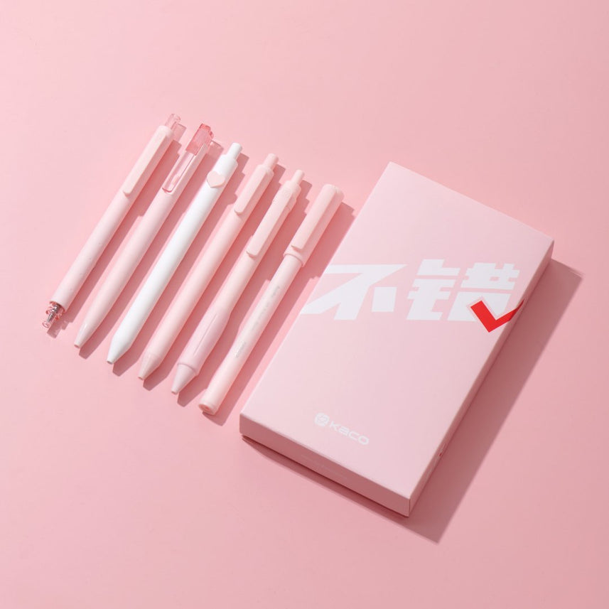 Kaco Right Choice Pink Set - Set of 6 pens - INDOFUTURE - Gel Pens