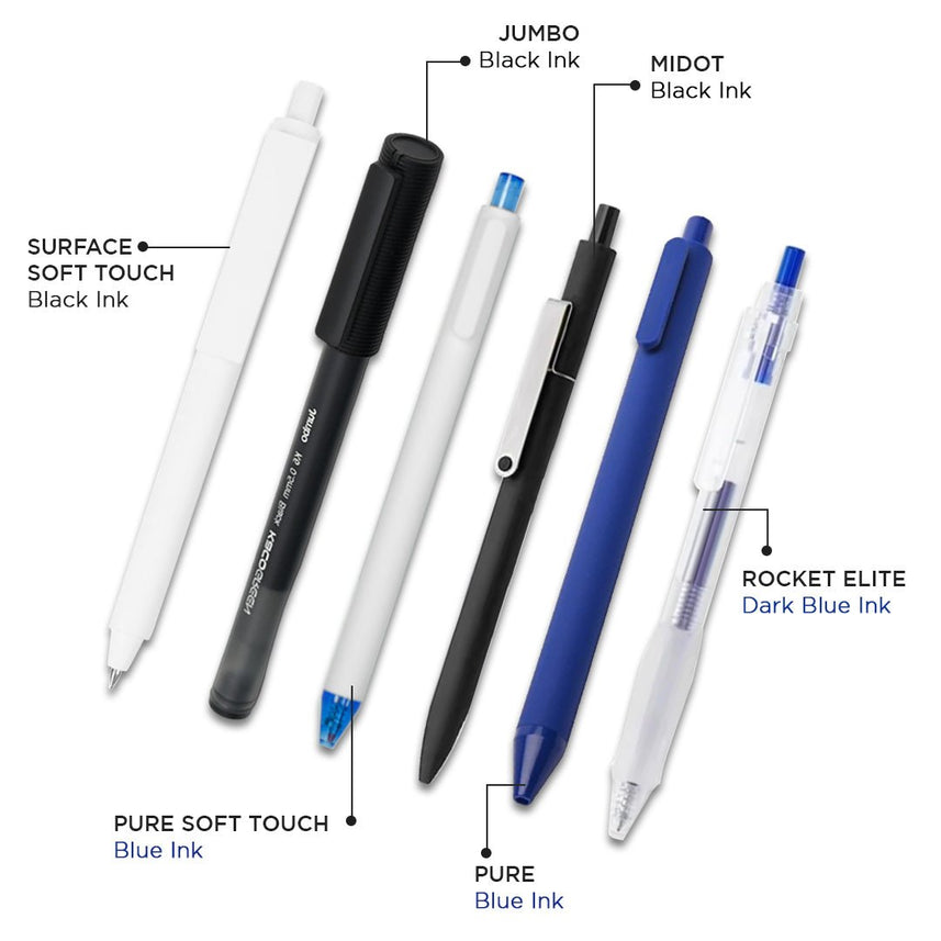 Kaco Right Choice Set - Set of 6 Gel pens - INDOFUTURE - Gel Pens