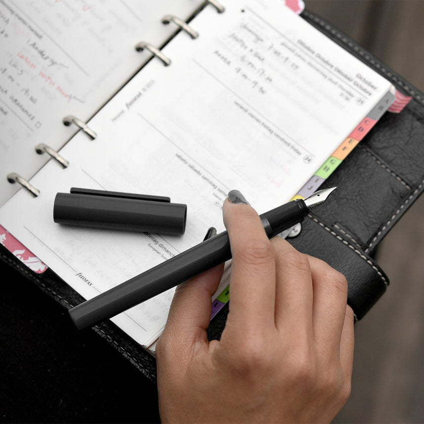 Kaco Sky Plastic Fountain Pen - INDOFUTURE - Kaco - Sky - Black - Fountain Pen