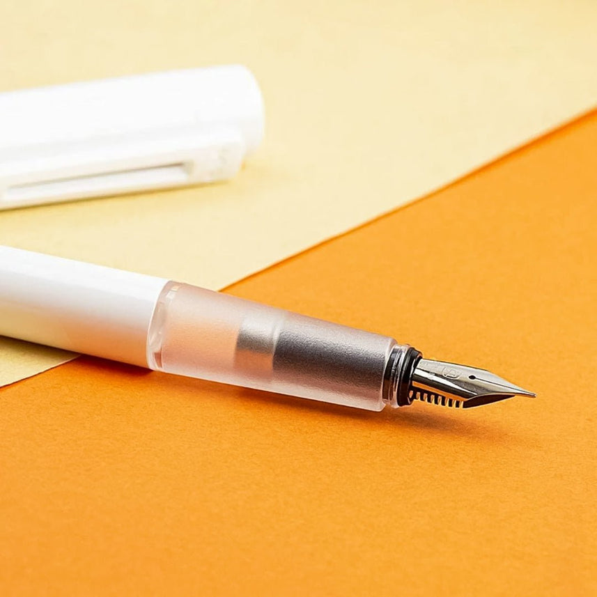 Kaco Sky Plastic Fountain Pen - INDOFUTURE - Kaco - Sky - White - Fountain Pen