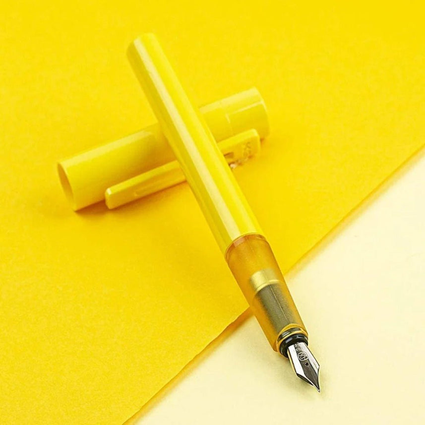 Kaco Sky Plastic Fountain Pen - INDOFUTURE - Kaco - Sky - Yellow - Fountain Pen