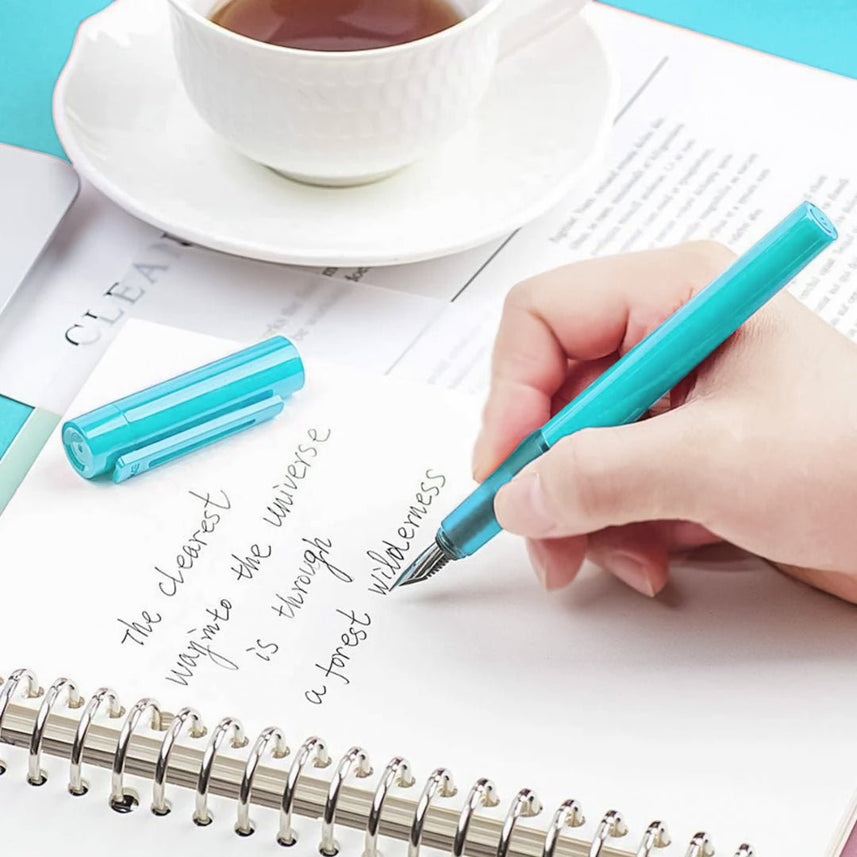 Kaco Sky Plastic Fountain Pen - INDOFUTURE - Kaco - Sky - Sea - Green - Fountain Pen