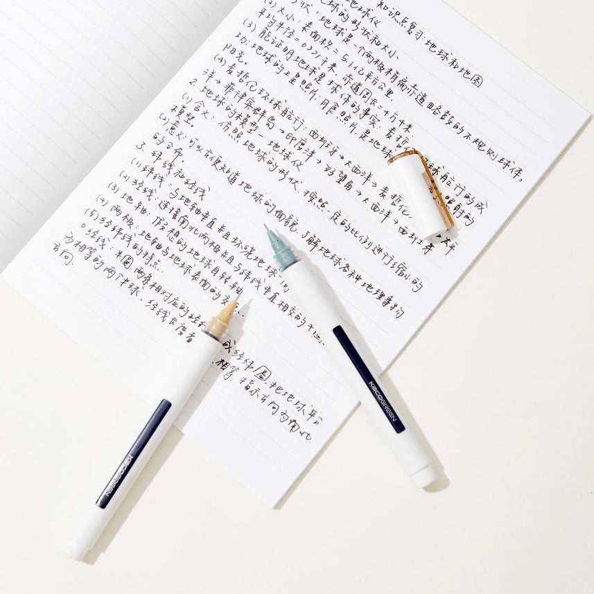 Kaco Tecflow Soft Touch Roller Ball Pen 0.5mm Blue Ink - INDOFUTURE - K1026 - Ball Pen