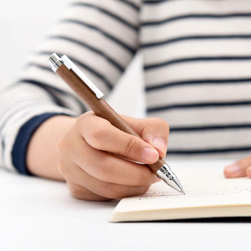 Kaco Wisdom Rollerball Pen - Daimond Cut - INDOFUTURE - Wisdom - Walnut Wood -