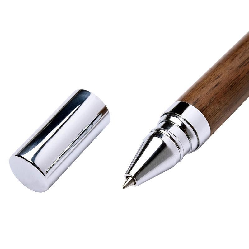 Kaco Wisdom Rollerball Pen - Daimond Cut - INDOFUTURE - Wisdom - Walnut Wood -