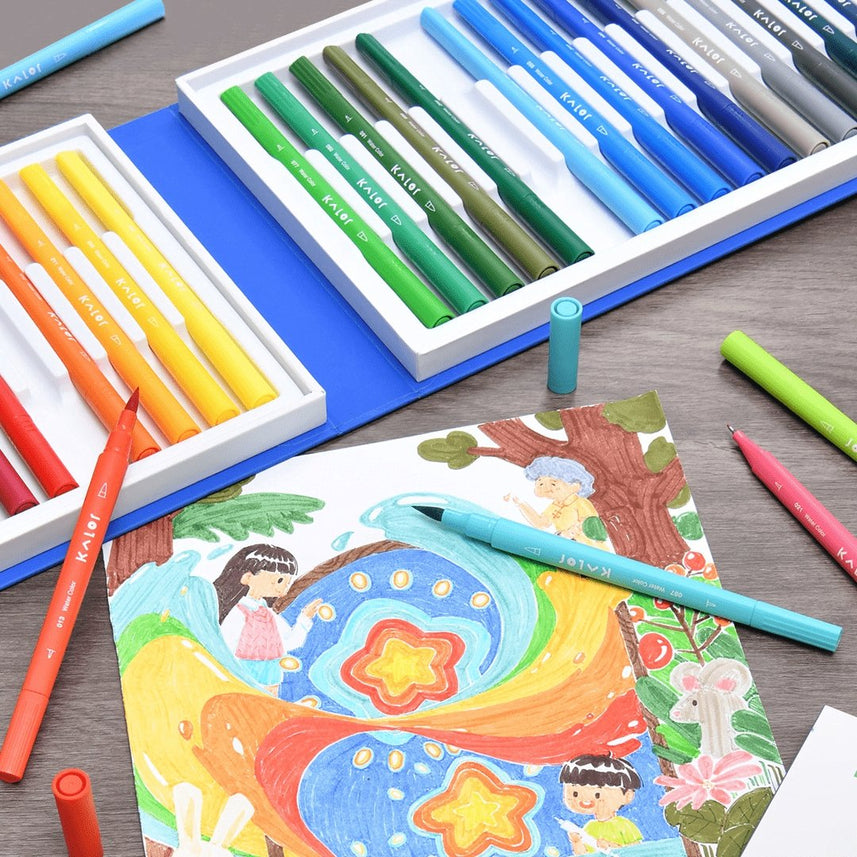 Kalor Watercolor Pen (double tip) - INDOFUTURE - Highlighter