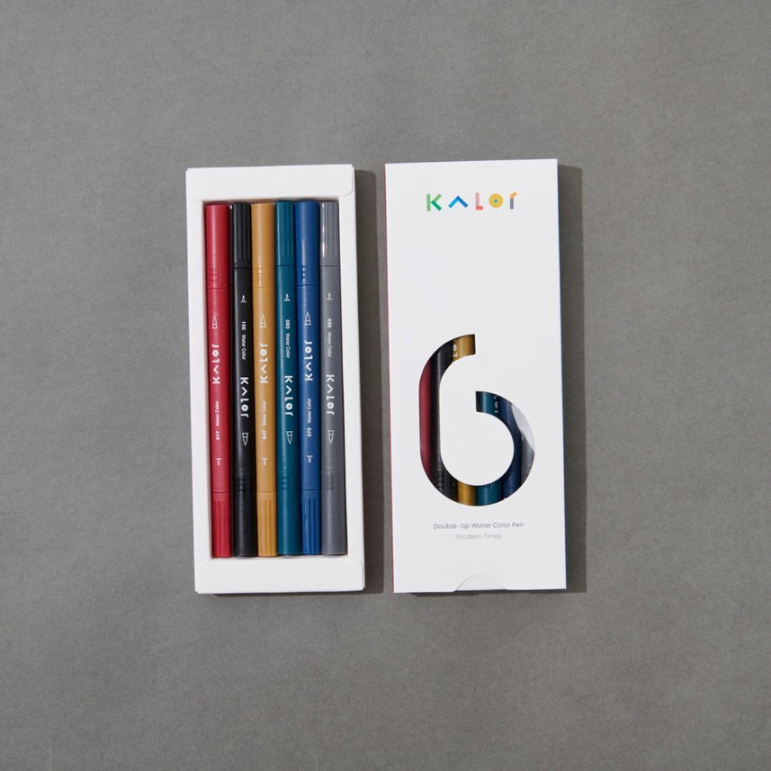Kalor Watercolor Pen (double tip) - INDOFUTURE - Highlighter