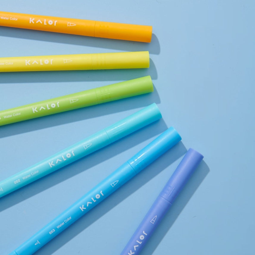 Kalor Watercolor Pen (double tip) - INDOFUTURE - Highlighter