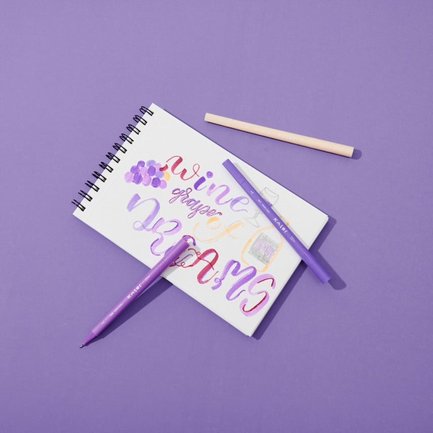 Kalor Watercolor Pen (double tip) - INDOFUTURE - Highlighter