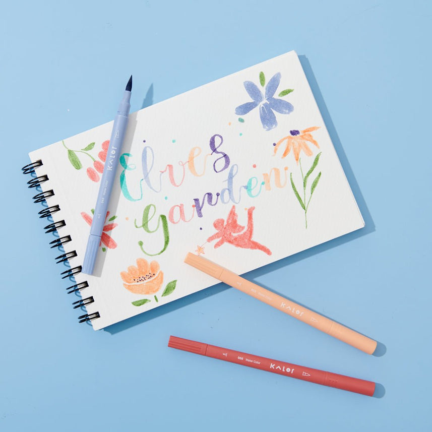 Kalor Watercolor Pen (double tip) - INDOFUTURE - WP2207 - 01 - Highlighter