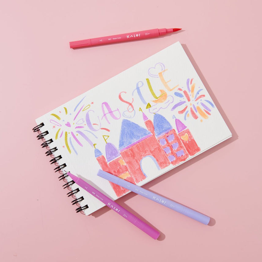 Kalor Watercolor Pen (double tip) - INDOFUTURE - WP2207 - 01 - Highlighter