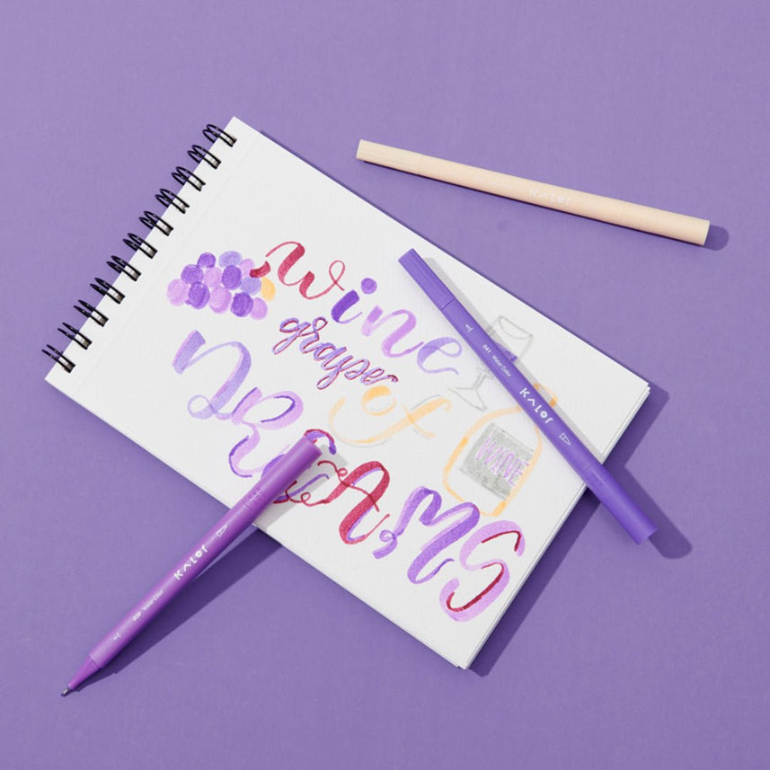 Kalor Watercolor Pen (double tip) - INDOFUTURE - WP2207 - 01 - Highlighter