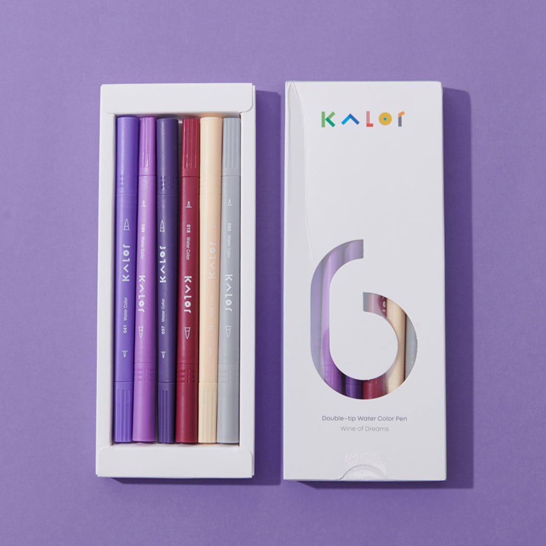 Kalor Watercolor Pen (double tip) - INDOFUTURE - WP2207 - 01 - Highlighter
