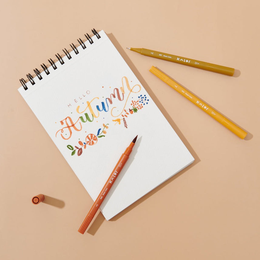 Kalor Watercolor Pen (double tip) - INDOFUTURE - WP2207 - 01 - Highlighter