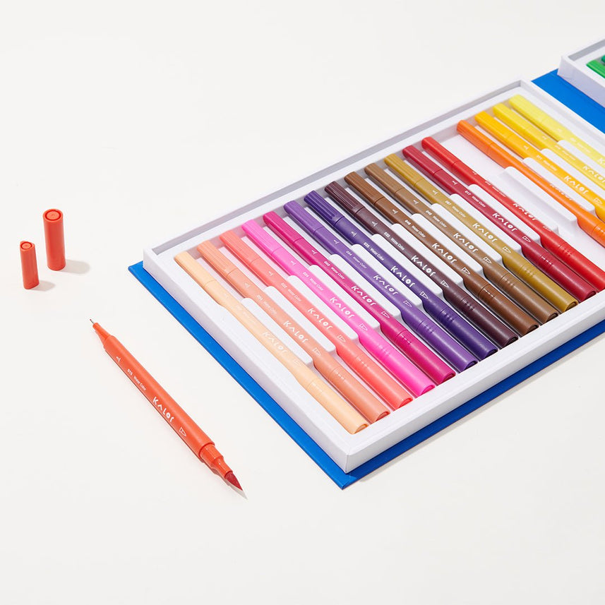 Kalor Watercolor Pen (double tip) - INDOFUTURE - WP2207 - 01 - Highlighter