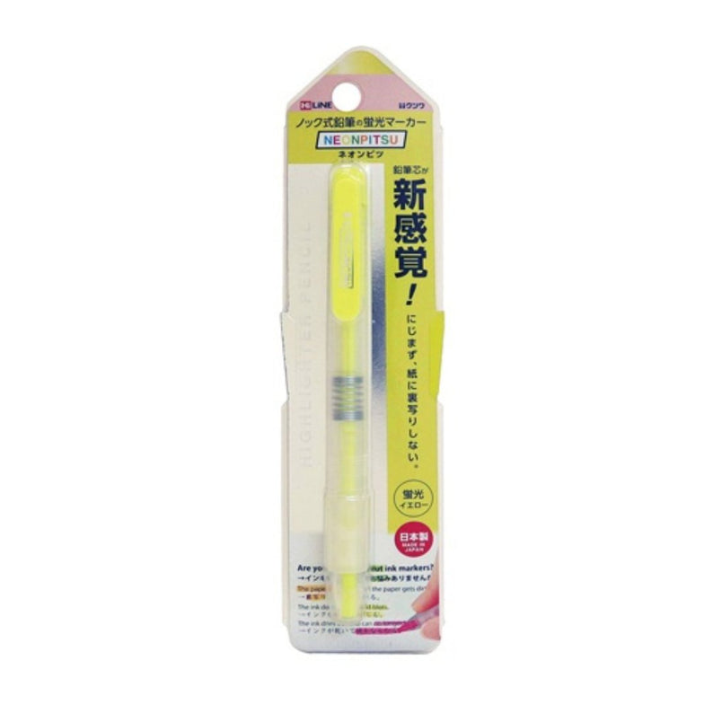 Kutsuwa Neon Pitsu Fluorescent Pencil - INDOFUTURE - PA020YE - Pencils