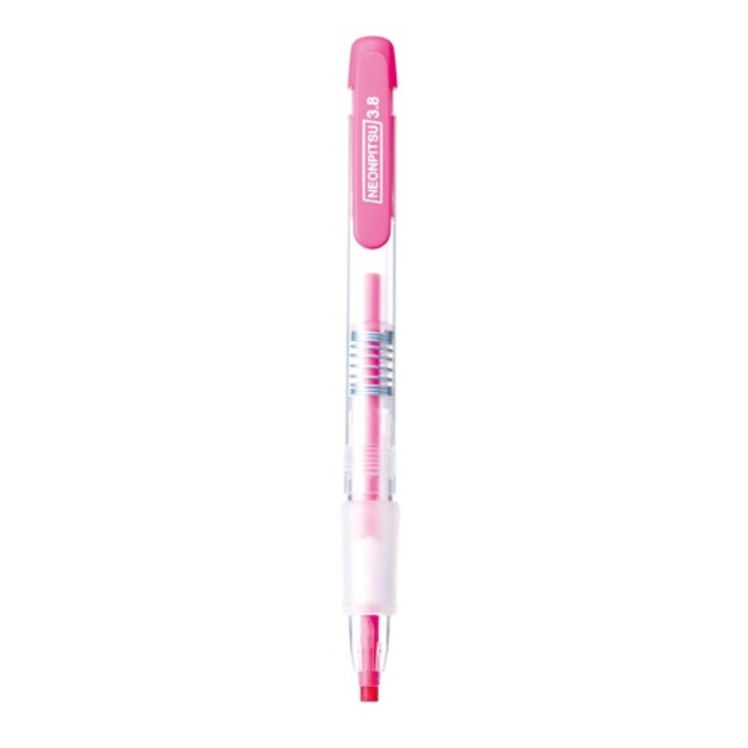 Kutsuwa Neon Pitsu Fluorescent Pencil - INDOFUTURE - PA020PK - Pencils