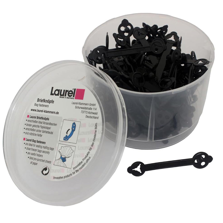 Laurel | Bag Fastener | Sigma Black | 48 mm