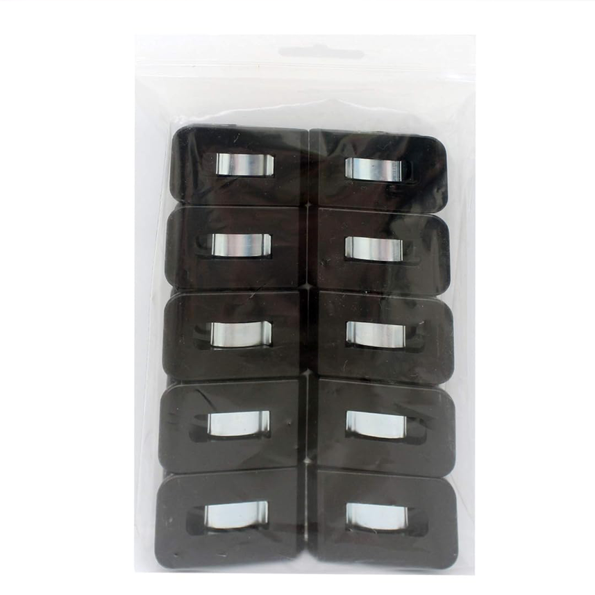 Laurel | Black | Multi Clip | Signal 1 | 25x43mm | 10 Pieces