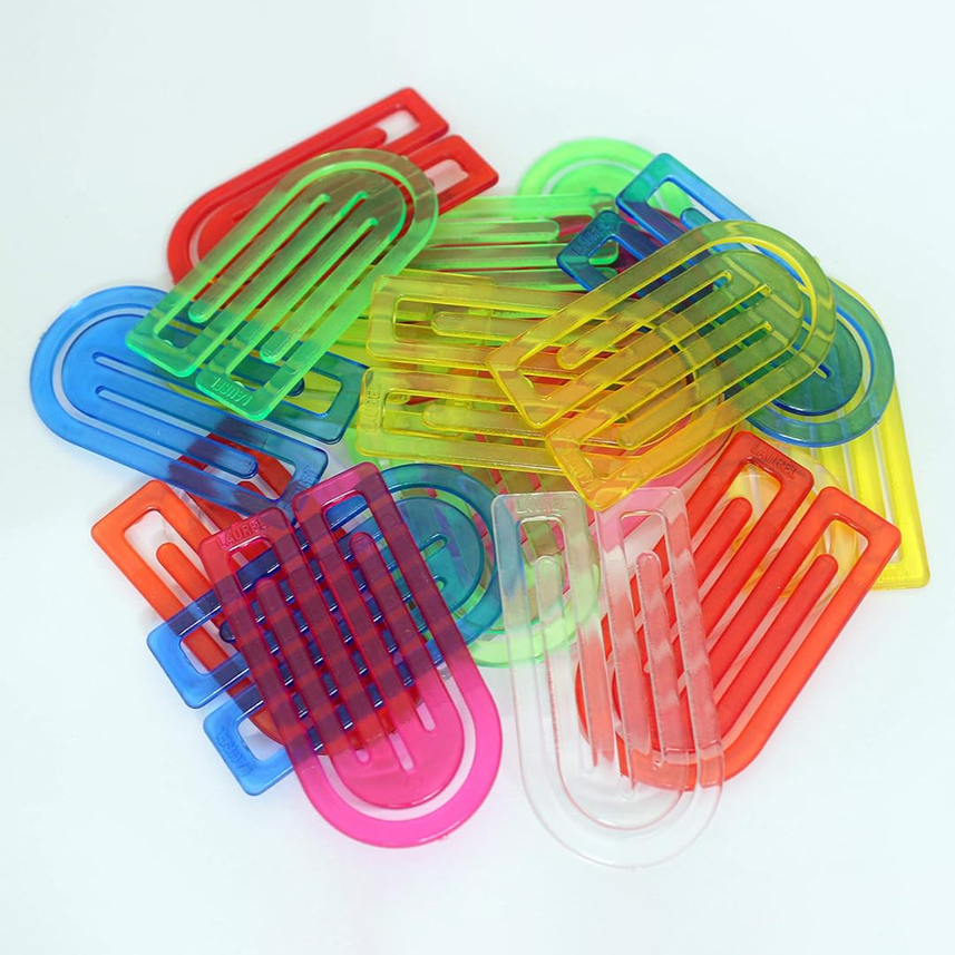 Laurel | KingKlip | Crystal Colours | Feather Light Paper Clip | 50mm | 20 Clips Pack
