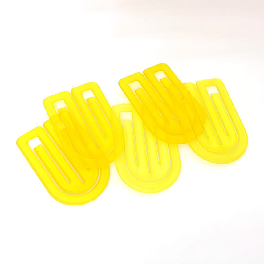 Laurel | KingKlip | Crystal Yellow | Feather Light Paper Clip | 50mm | 20 Clips Pack