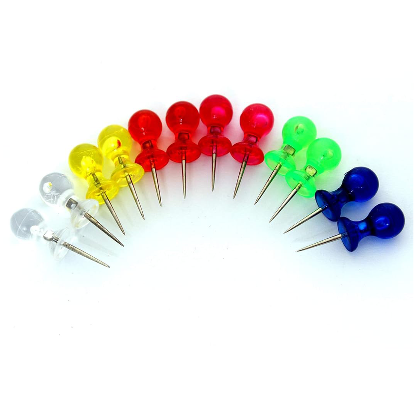 Laurel | Pin Magazine | Crystal Coloured | Push Pins | 20 pins
