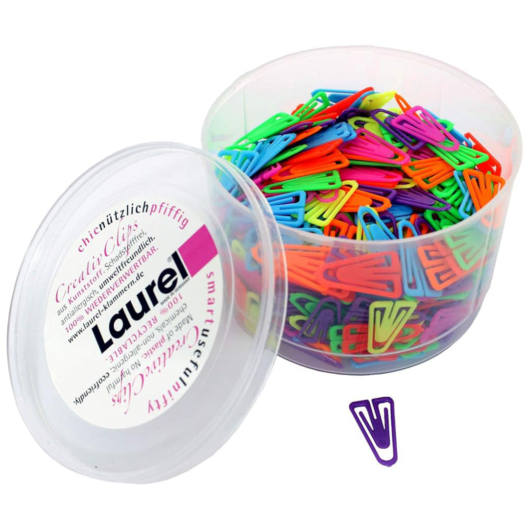 Laurel | Plastiklips | Assorted | 25 mm