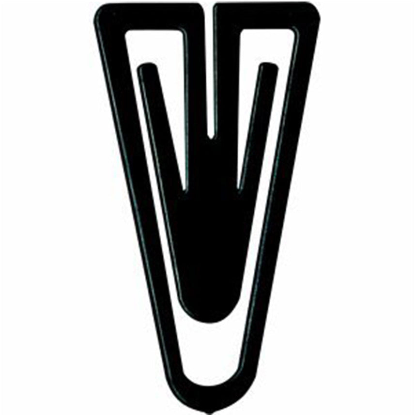 Laurel | Plastiklips | Paper Klips | Black | 100 Pieces | 60 mm
