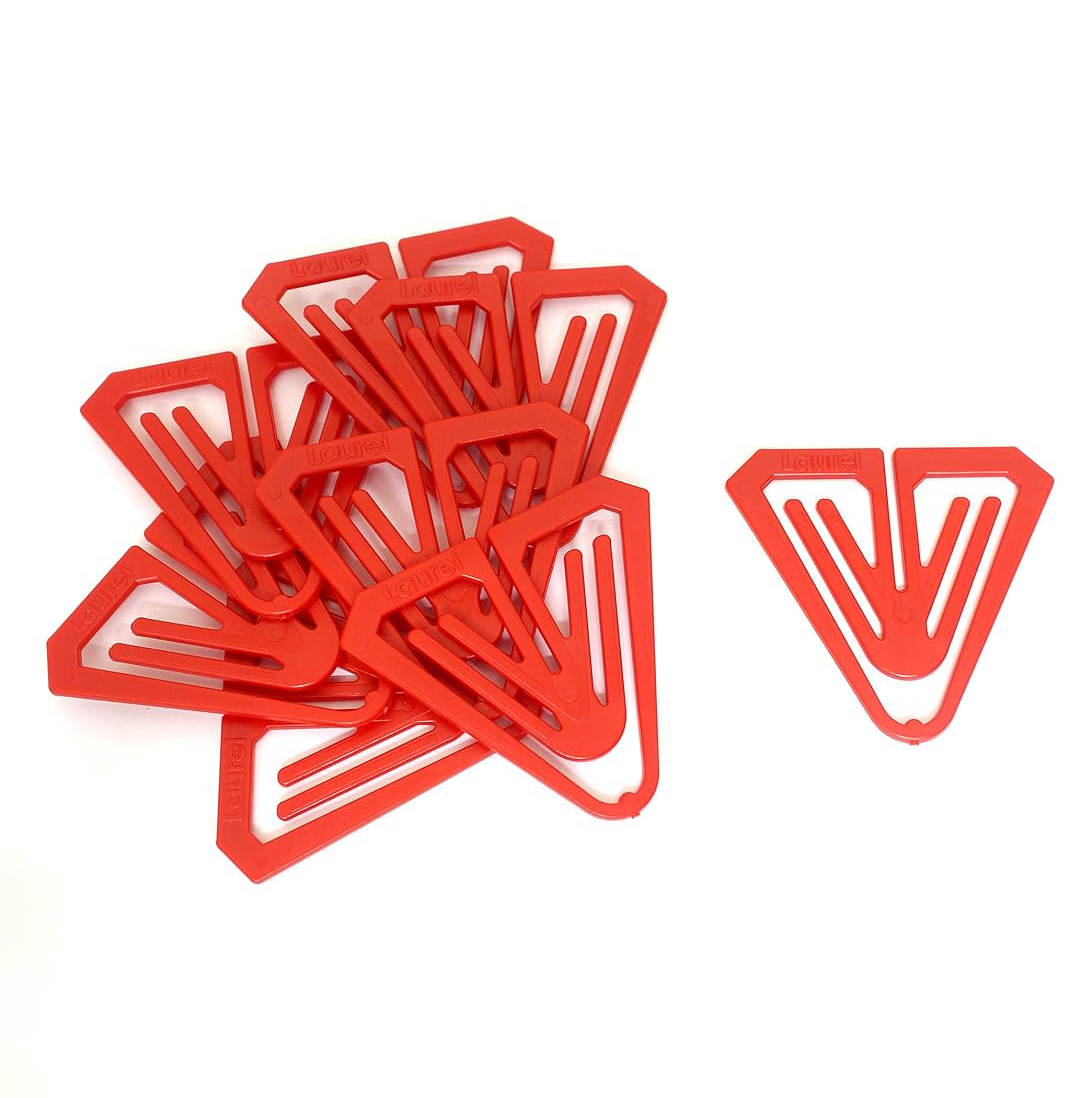 Laurel | Red Butterfly | Paper Clips | 50mm | Pack of 8 Clips
