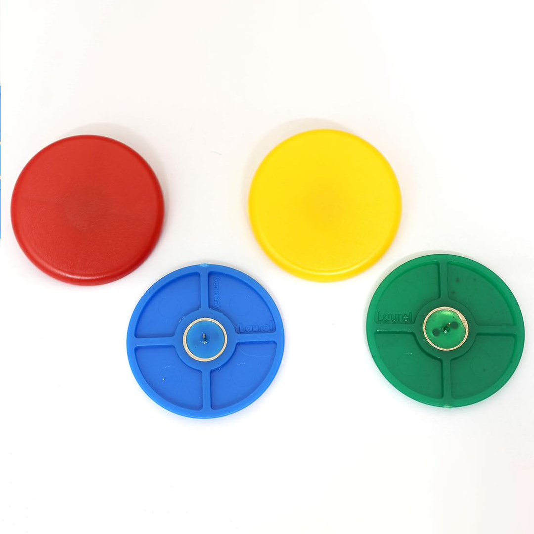 Laurel | Super Drawing Pin | Assorted Colours |  40mm | 4 Pieces