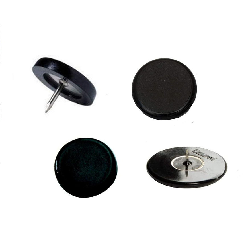 Laurel | Super Drawing Pin | Black | 30mm | 4 Pieces