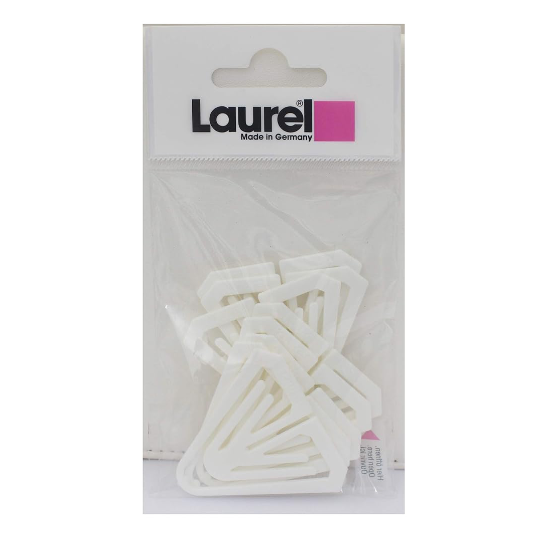 Laurel | White Butterfly | Paper Clips | 50mm | Pack of 8 Clips