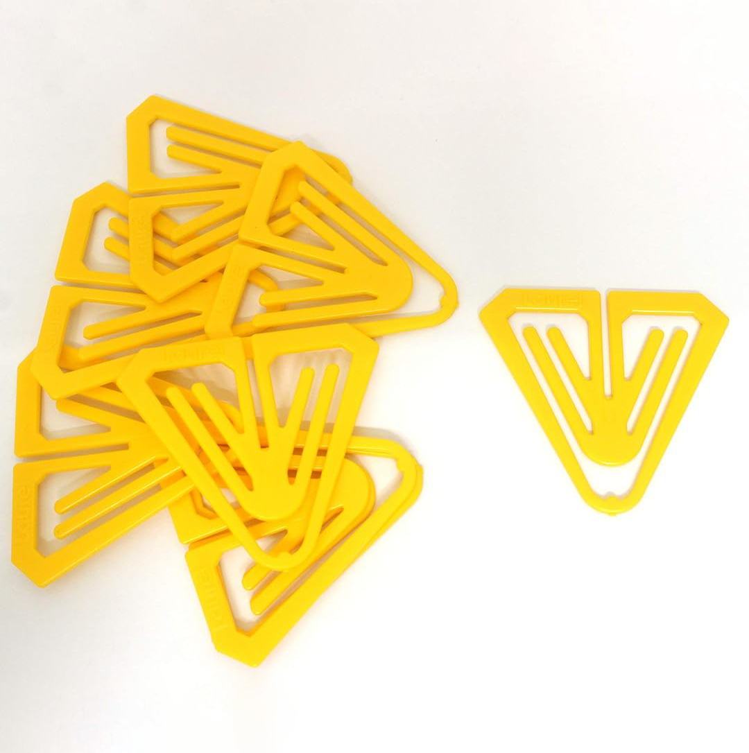 Laurel | Yellow Butterfly | Paper Clips | 50mm | Pack of 8 Clips