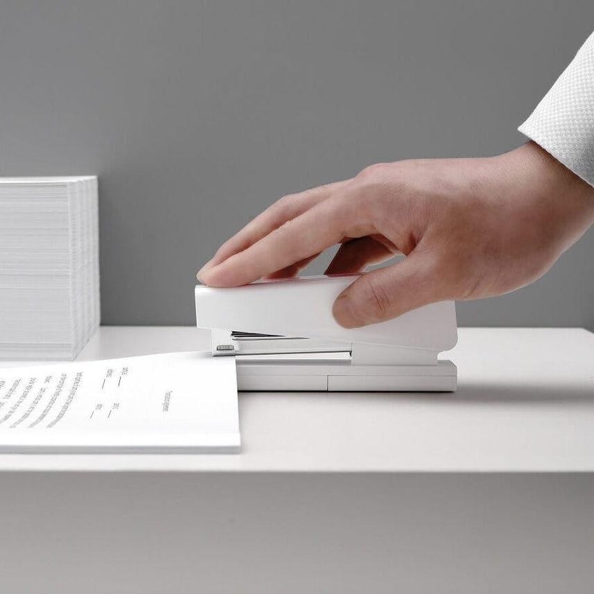 Lemo Stapler - INDOFUTURE - Lemo-Stapler-White - Stapler & Punches