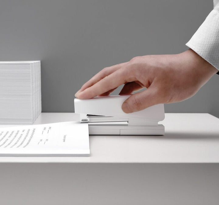 Lemo Stapler - INDOFUTURE - Lemo-Stapler-White - Stapler & Punches