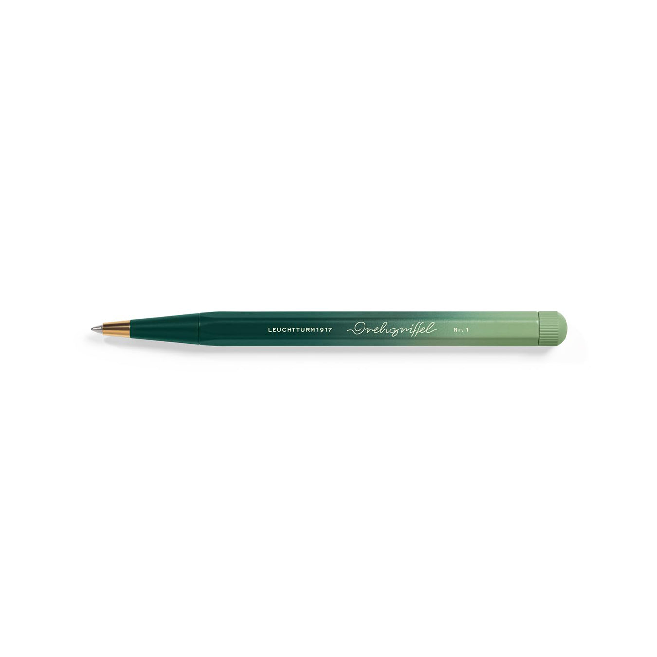 LEUCHTTRUM1917 | Gradient Edition | Ball Point Pen | Black Ink | Drehgriffel No. 1 | Forest Green/Sage
