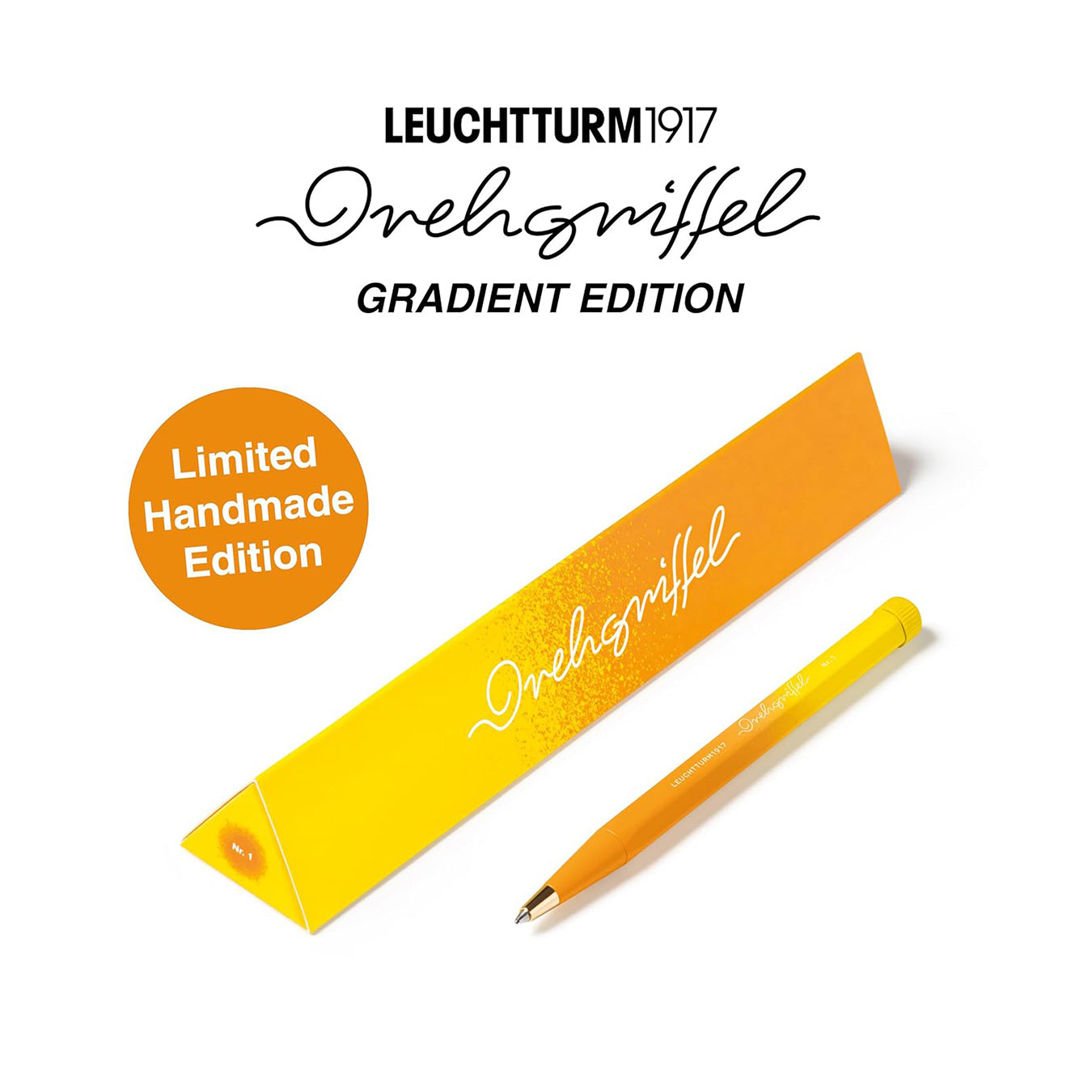 LEUCHTTRUM1917 | Gradient Edition | Ball Point Pen | Black Ink | Drehgriffel No. 1 | Rising Sun/Lemon