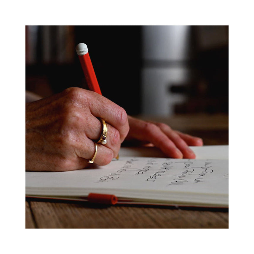 LEUCHTTURM1917 Ball Point Pen with Royal Blue Ink | Drehgriffel No. 1 | Fox Red | Twist Mechanism