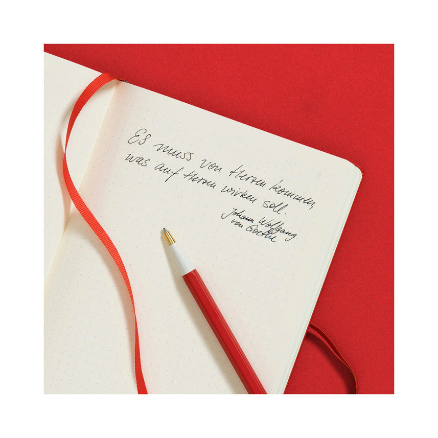 LEUCHTTURM1917 Ball Point Pen with Royal Blue Ink | Drehgriffel No. 1 | Fox Red | Twist Mechanism