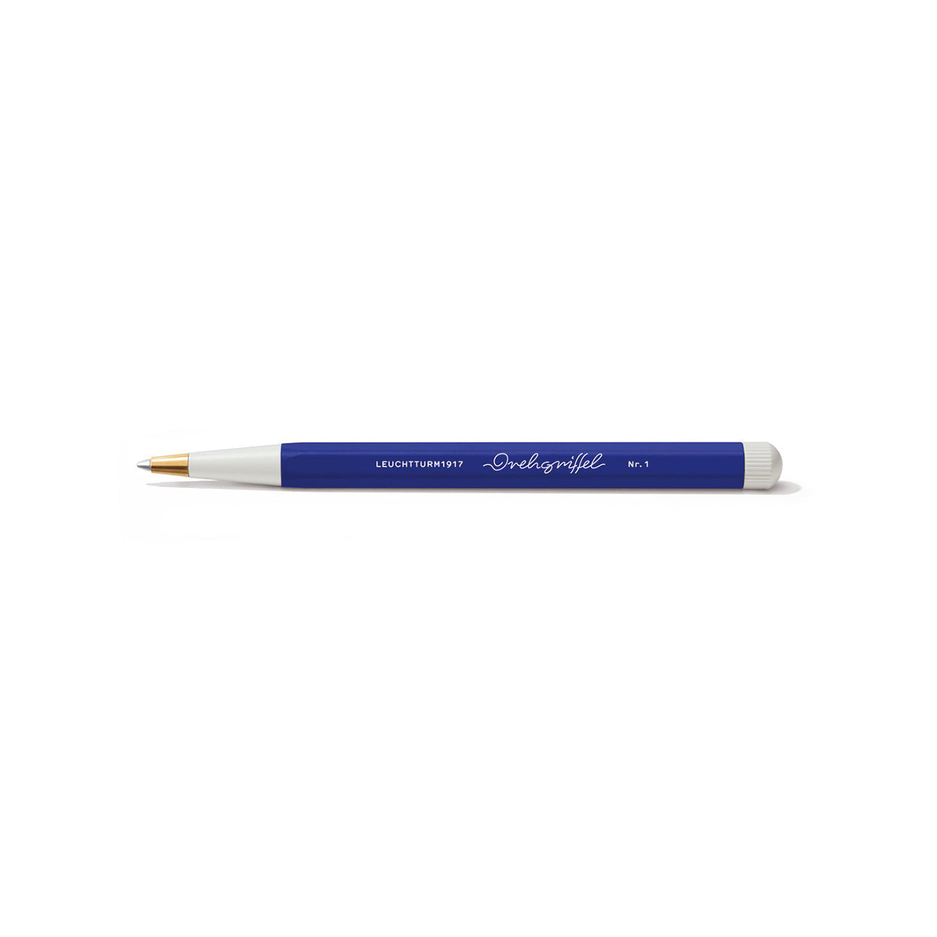 LEUCHTTURM1917 Ball Point Pen with Royal Blue Ink | Drehgriffel No. 1 | Ink Blue | Twist Mechanism