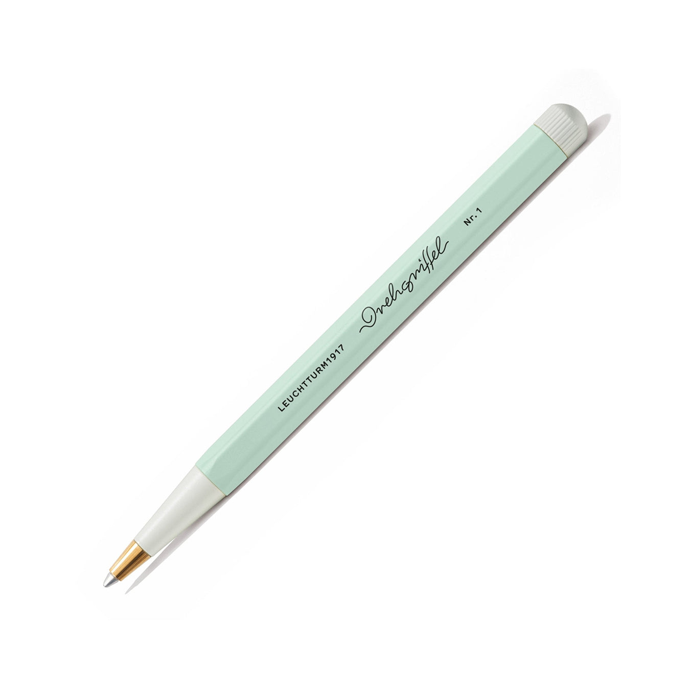 LEUCHTTURM1917 Ball Point Pen with Royal Blue Ink | Drehgriffel No. 1 | Mint Green | Twist Mechanism