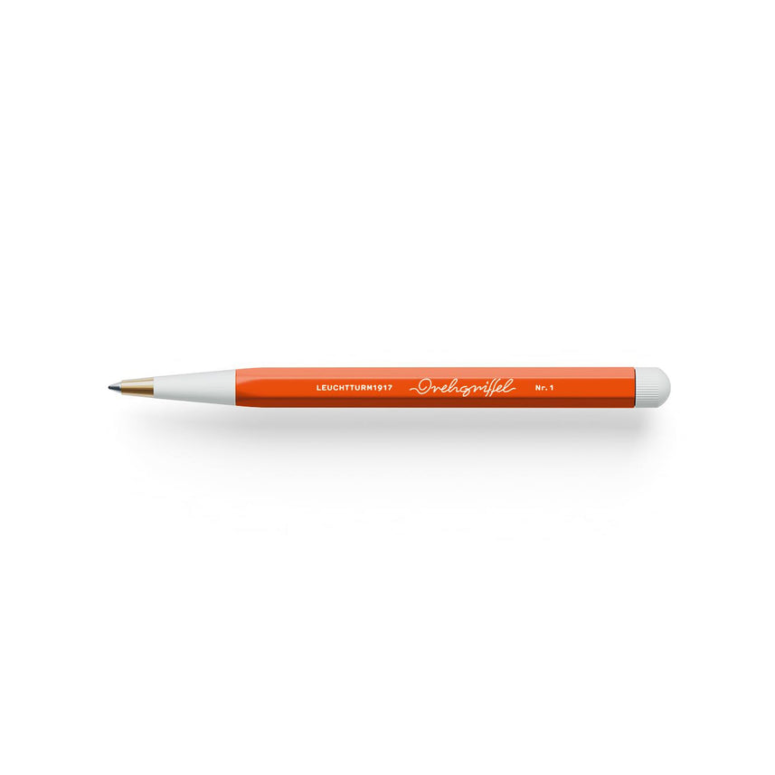 Leuchtturm1917 Drehgriffel No.1 Ballpoint Pen – Pumpkin Orange with Royal Blue Ink