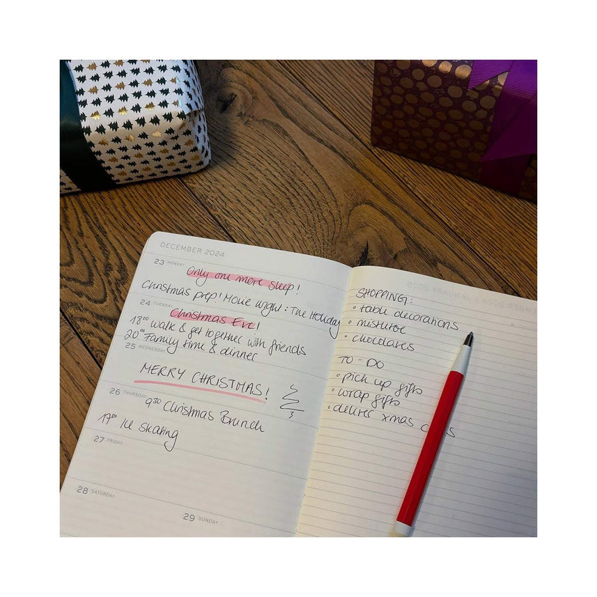 LEUCHTTURM1917 Gel Pen with Document Proof Black Ink | Drehgriffel No. 1 | Fox Red | Twist Mechanism