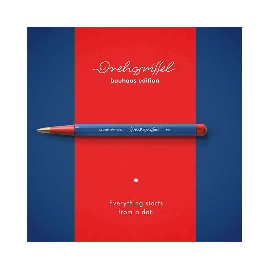LEUCHTTURM1917 Drehgriffel No.1 Bauhaus Ballpoint Pen - Royal Blue/Red