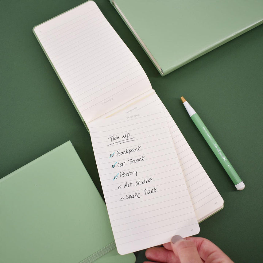 LEUCHTTURM1917 Gel Pen with Document Proof Black Ink | Drehgriffel No. 1 |Sage Green| Twist Mechanism