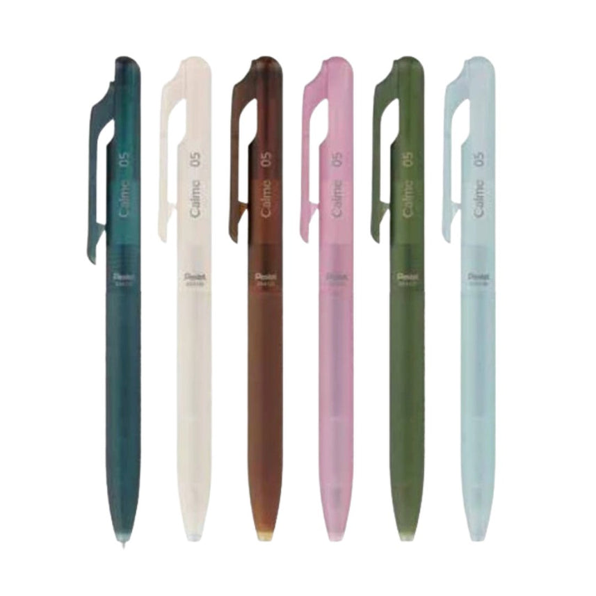 Pentel | Ballpoint Pen | 0.5mm | Black Ink | Calme | Relaxed Frost Series | Limited Edition